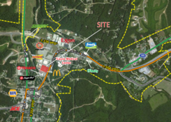 Dexter L. Woods Memorial Blvd.: Aerial 